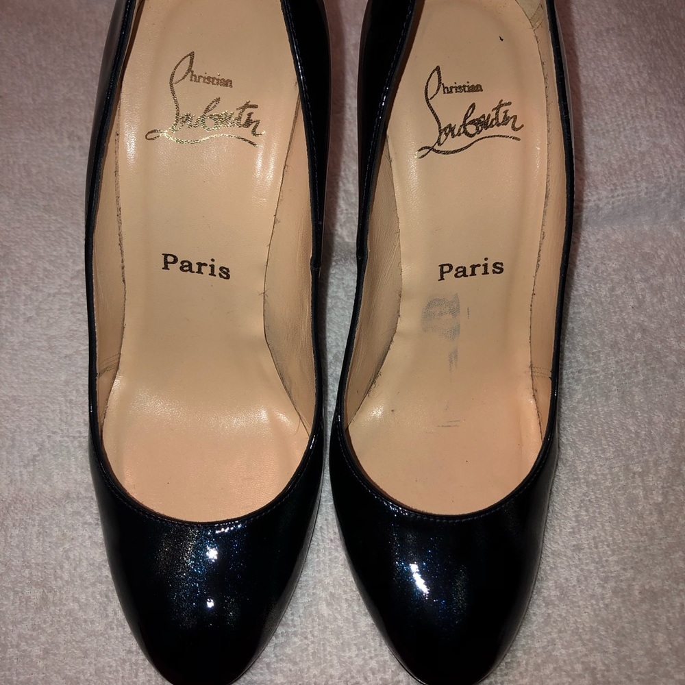 Christian Louboutin Midnight Blue Patent Leather